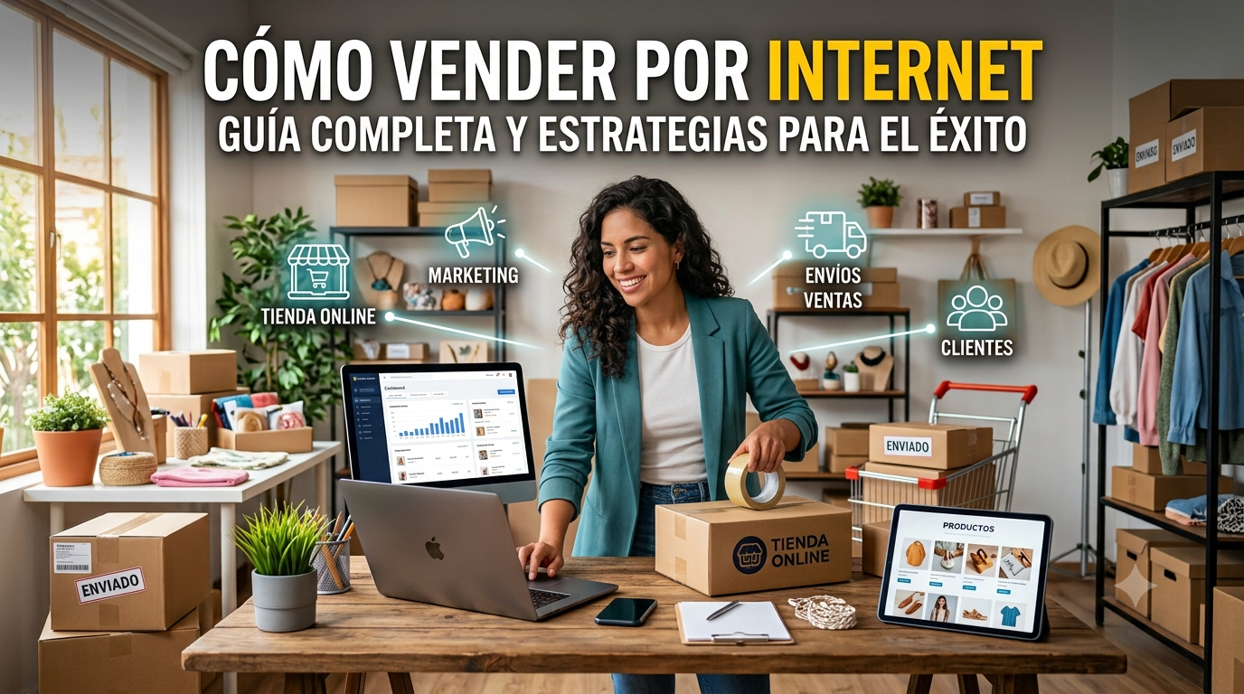 Cómo vender por Internet: Guía completa para aumentar tus ventas en 2026