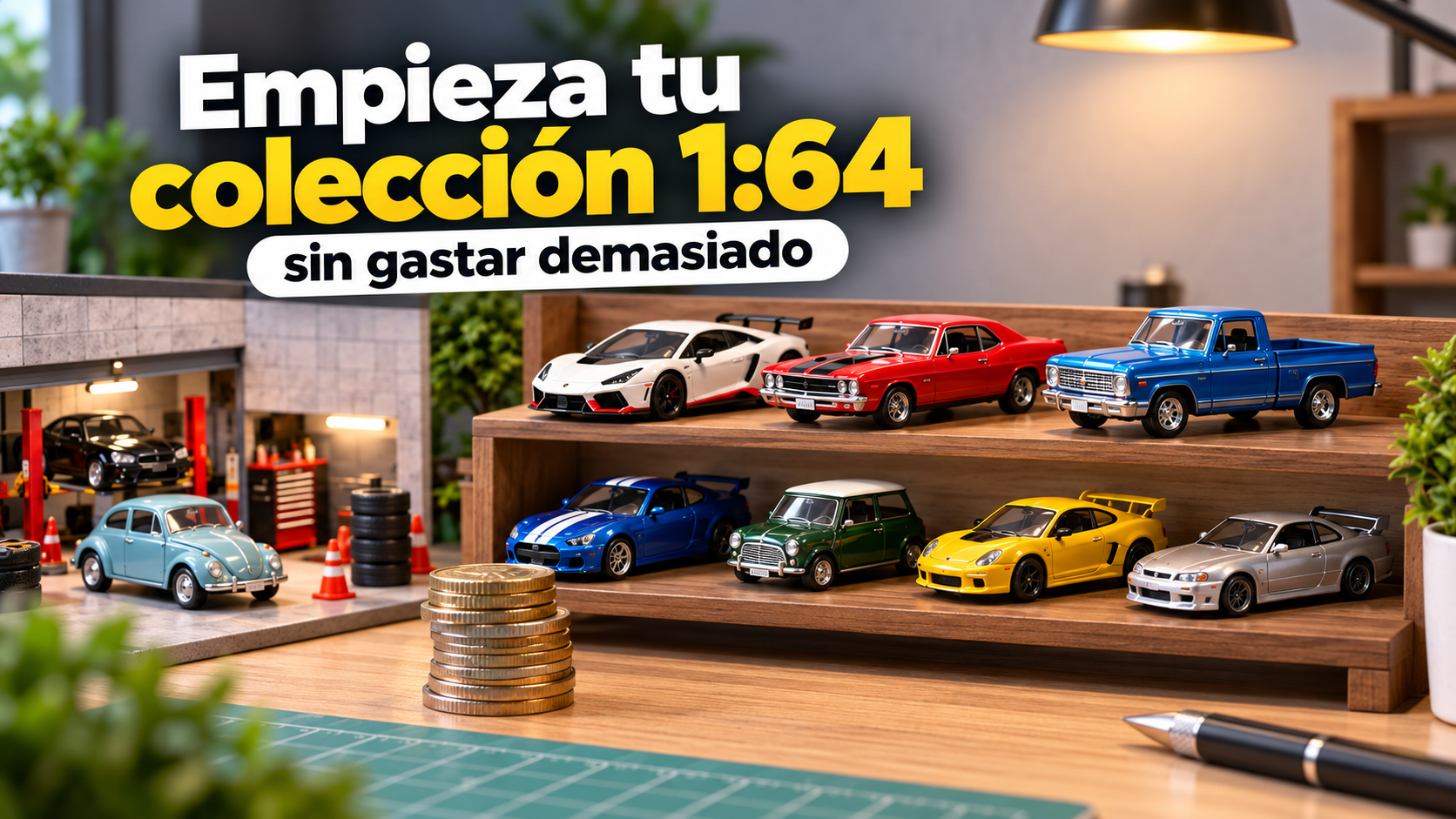 Cómo empezar una colección de autos a escala 1:64 sin gastar demasiado